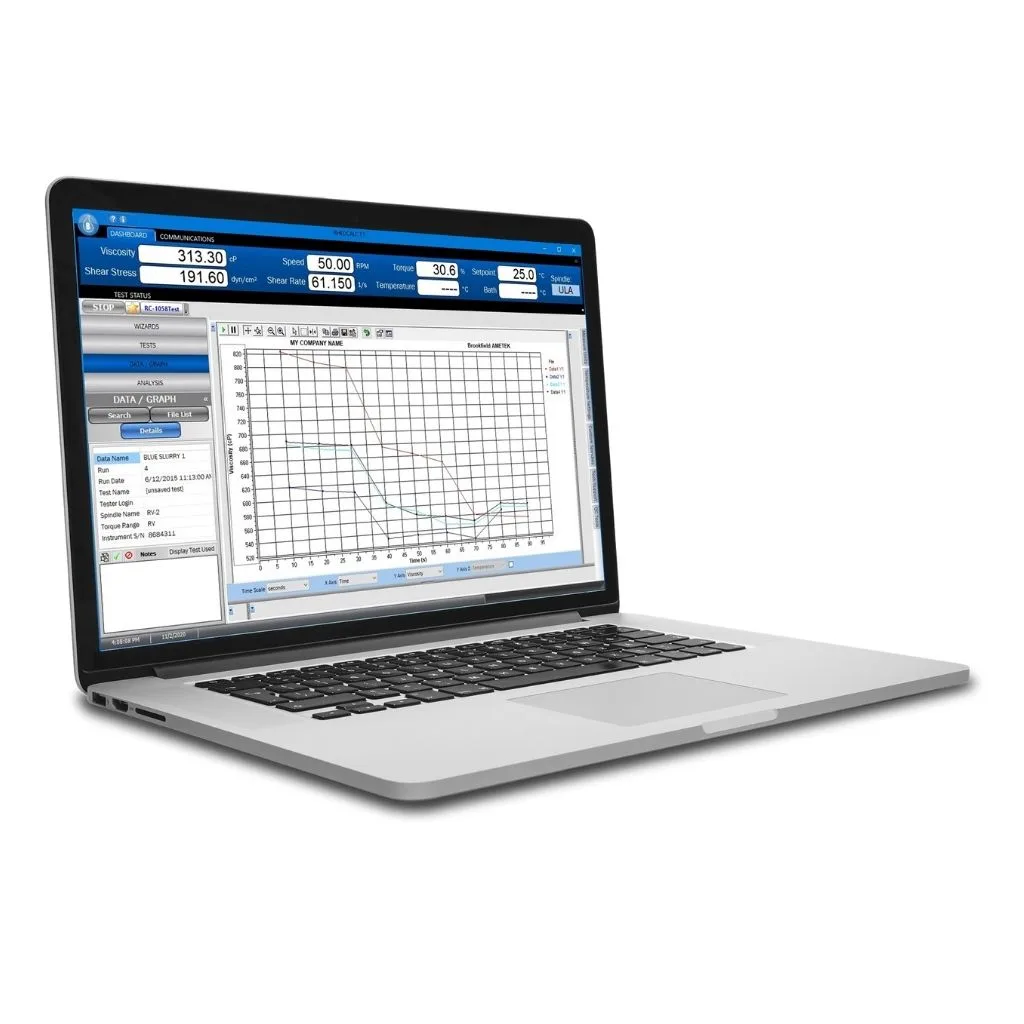 Software RheocalcT Brookfield