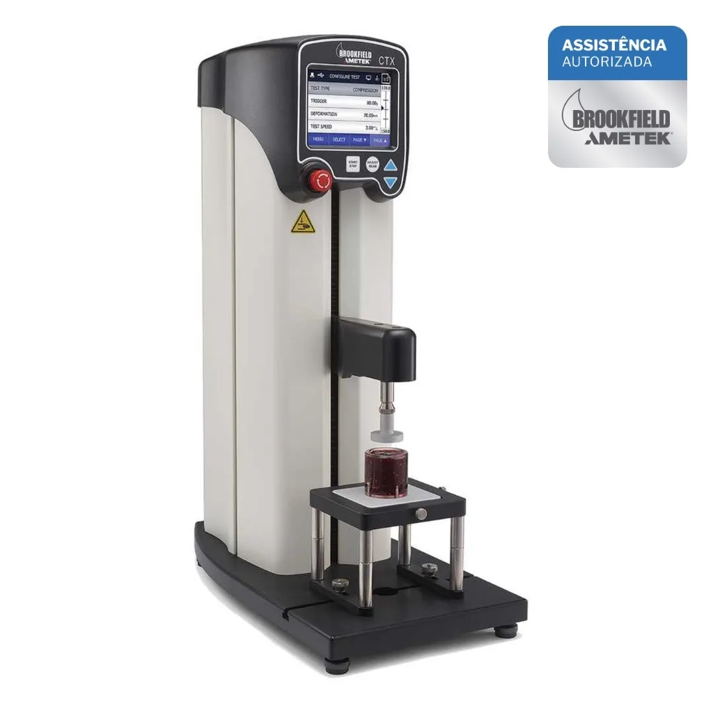 Calibração analisador de textura