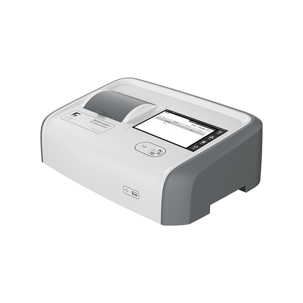 Espectrofotômetro para líquidos CHNSpec em vista 3/4, versão branca